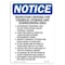 Signmission Safety Sign, OSHA Notice, 14" Height, Inspection Criteria For Chemical Sign, Portrait OS-NS-D-1014-V-13708 - alternate 1
